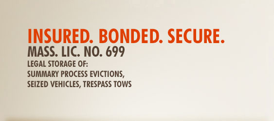 insured. bonded. secure